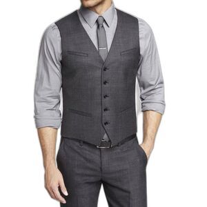 Express Men’s Black Formal Vest | Size Small